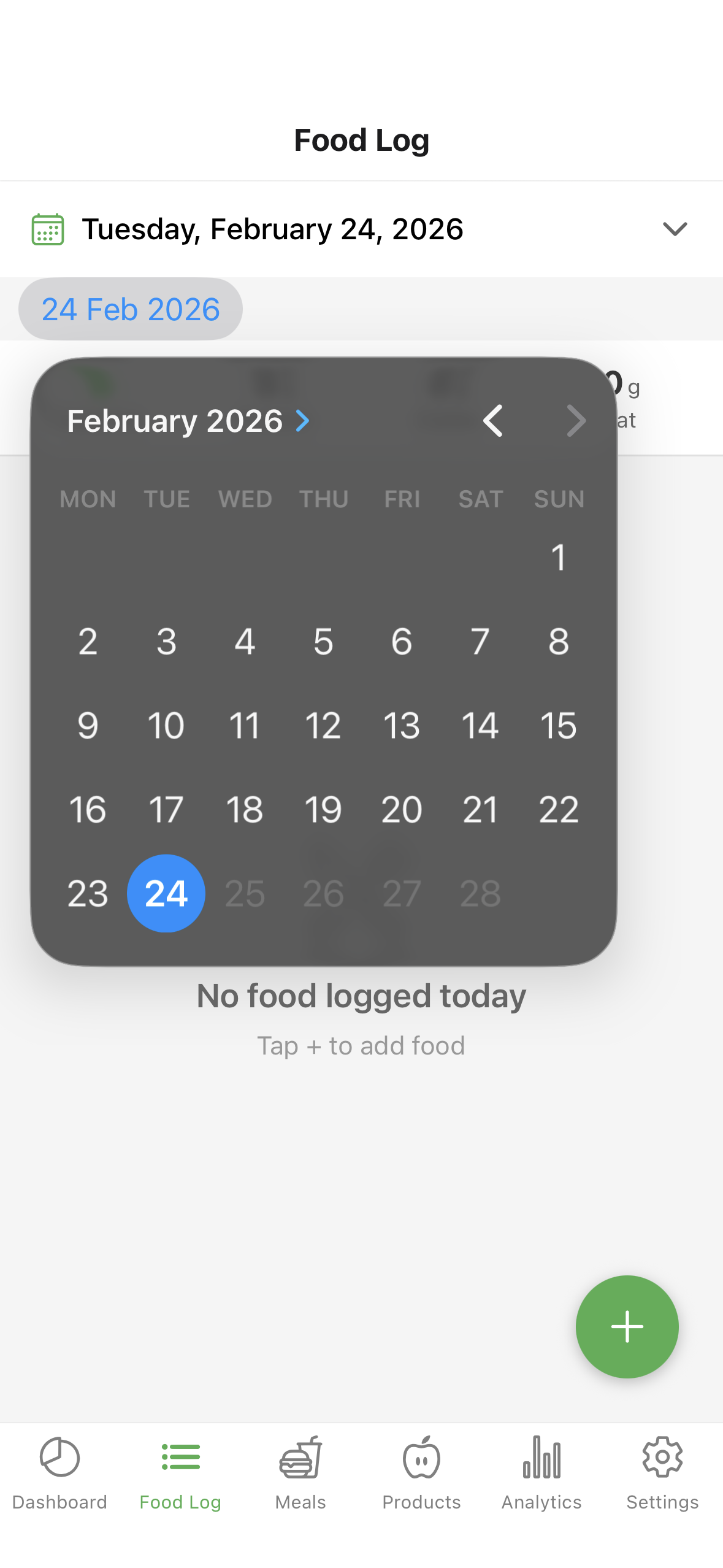 Nutrition Tracker Screenshot 6
